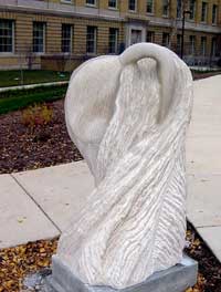 The Seed, a sculpture by Susan Falkman