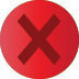 red x mark