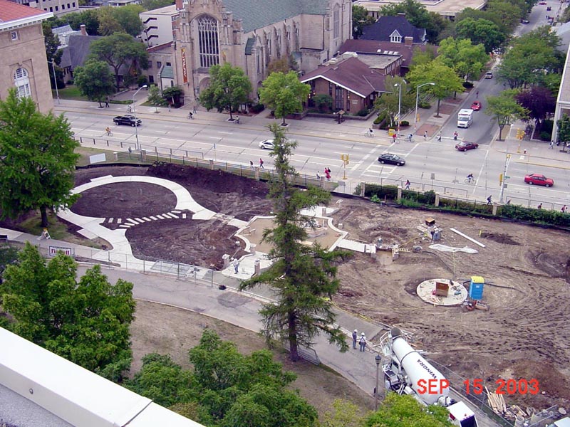 garden under construction